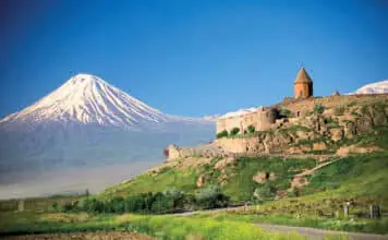 Armenia on the world map
