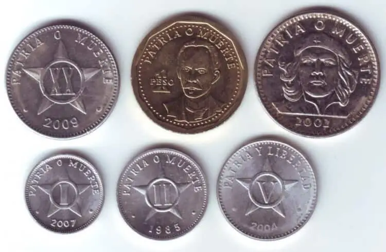 Cuba currency coins