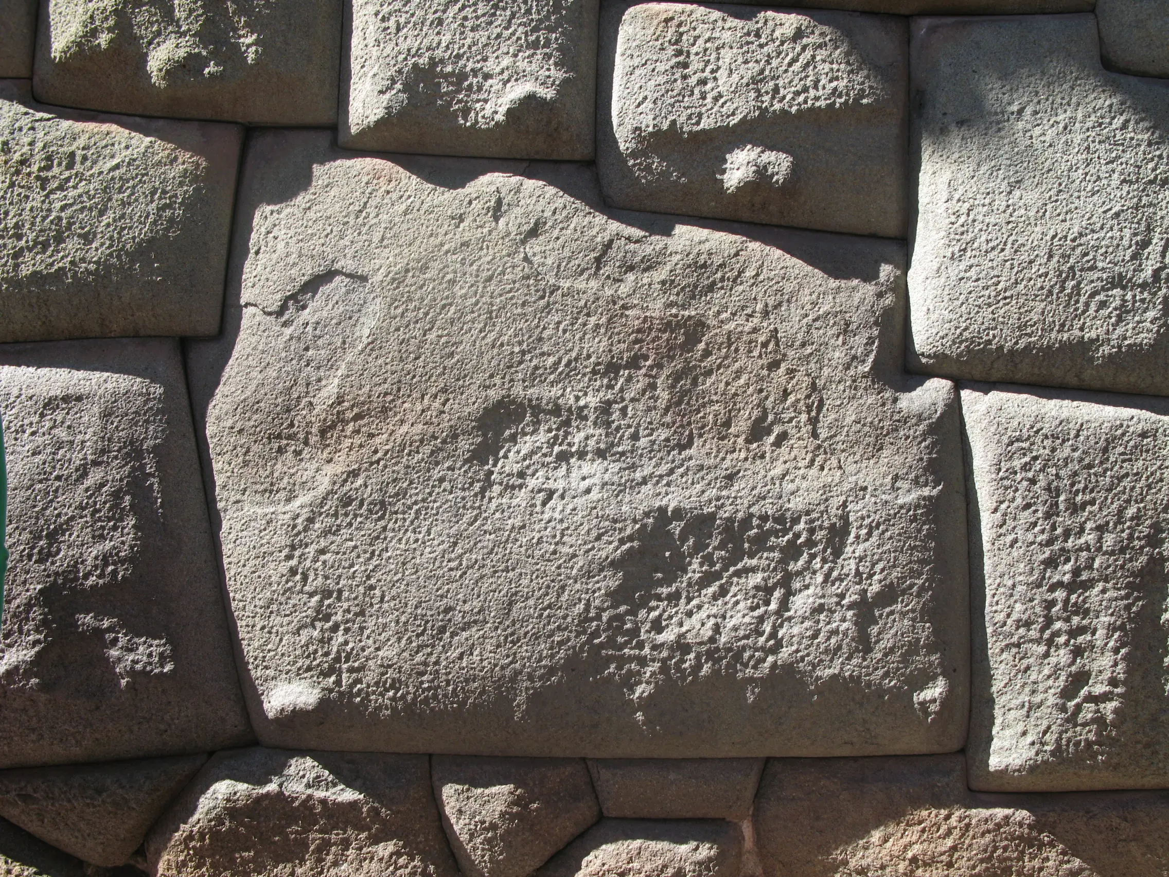 The twelve-angled stone on Hatunrumiyoc, Cusco