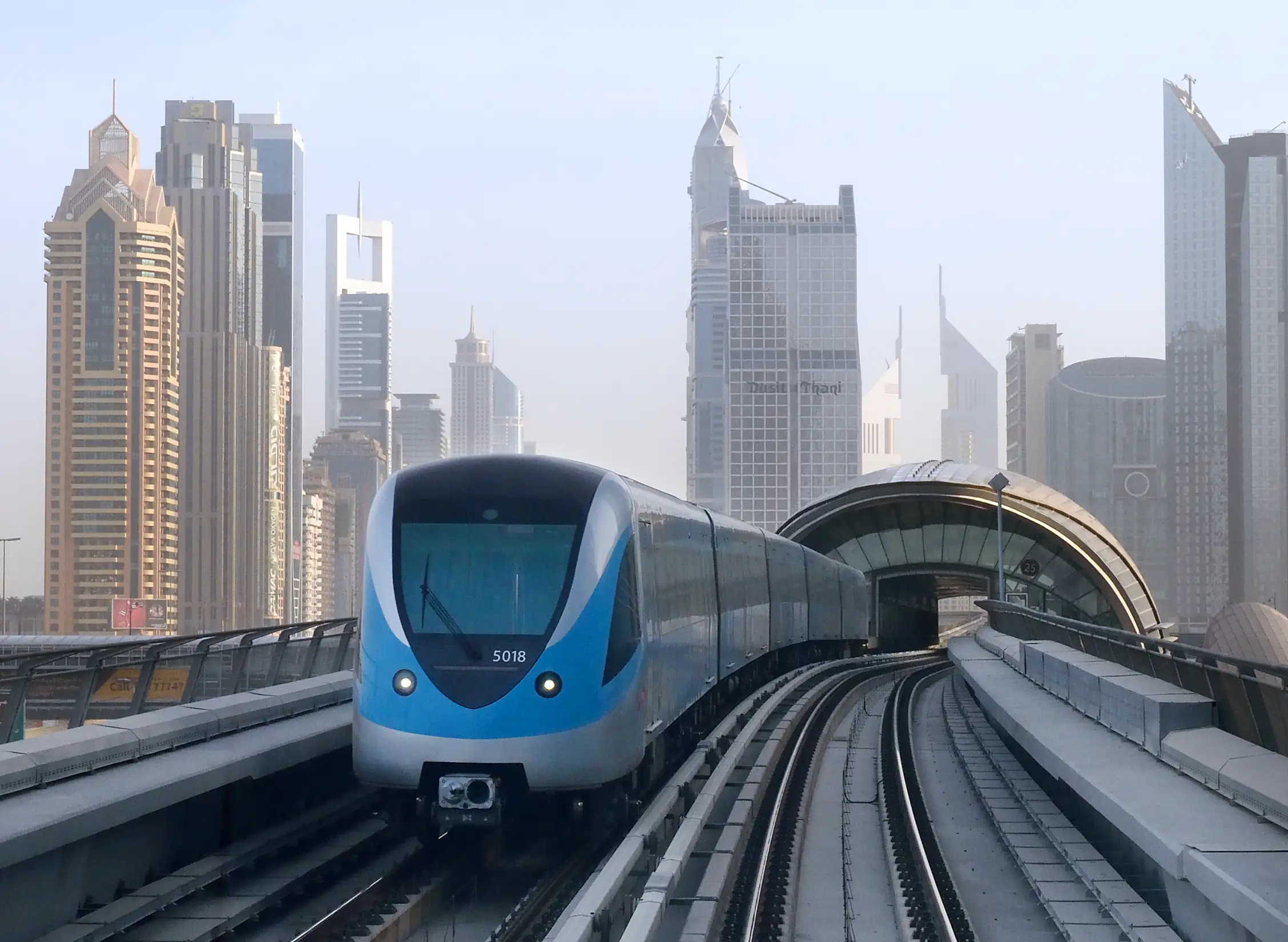 The driverless Dubai Metro