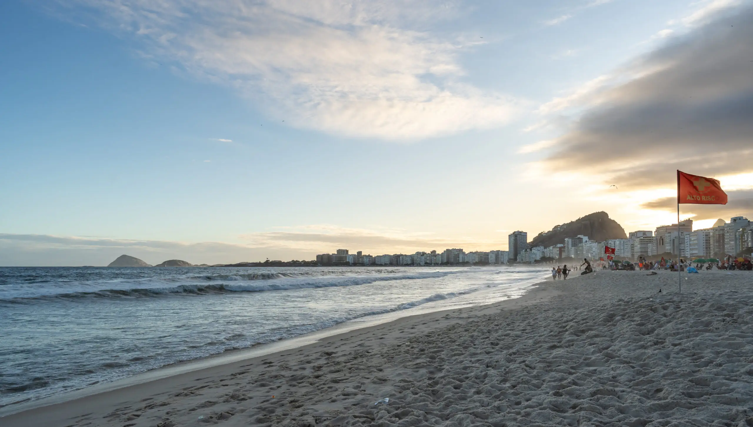 Copacabana beach in the South Zone