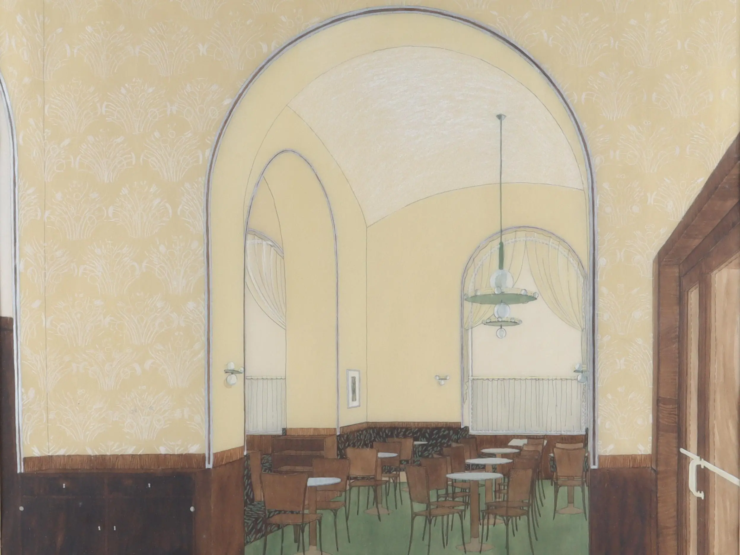 A traditional Viennese coffeehouse