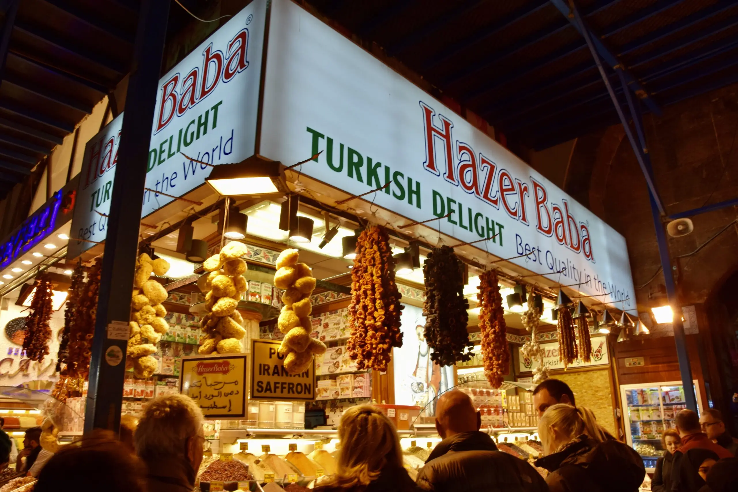 A covered lane of the Grand Bazaar in Istanbul