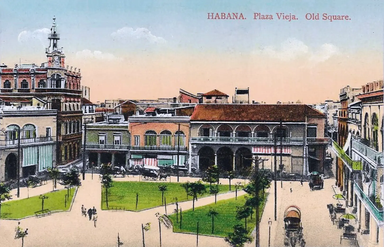 A square in Old Havana (Habana Vieja)
