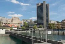 Zurich old town on the Limmat