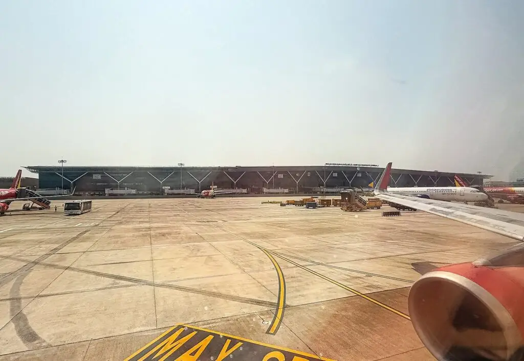 Aircraft at Tan Son Nhat's domestic terminal in Ho Chi Minh City