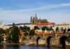 Cheap flights to Prague: the airport with no train, the terminal split that matters, and when the fairy-tale city is actually cheap Prague Castle and Charles Bridge over the Vltava River