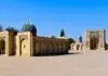 Cheap flights to Tashkent: the visa that quietly disappeared, the nonstops nobody mentions, and the train that does the rest Hazrati Imam complex with turquoise domes in Tashkent